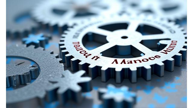 Gears representing risk management strategies